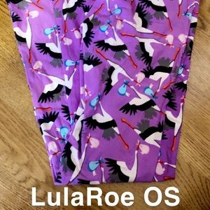 LulaRoe OS - like new, never worn! Storks